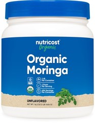 Nutricost Organic Moringa Powder 1Lb 16Oz – Gluten Non-Gmo Vegetarian Friendly