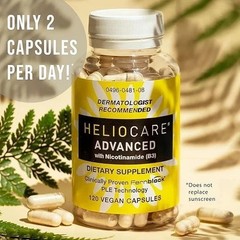Heliocare Advanced Nicotinamide B3 Skin Health 120 Capsules Exp: 07/2027 NEW