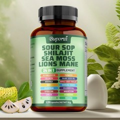 24-in-1 Soursop Dietary Supplement | Supports Skin, Joint & Bone Health NEW