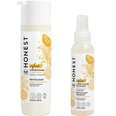 The Honest Company Citrus Vanilla Conditioner + Conditioning Detangler Bundle…