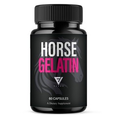 Horse Gelatin Performance Capsules, Horse Gelatin Pills (60 Capsules)