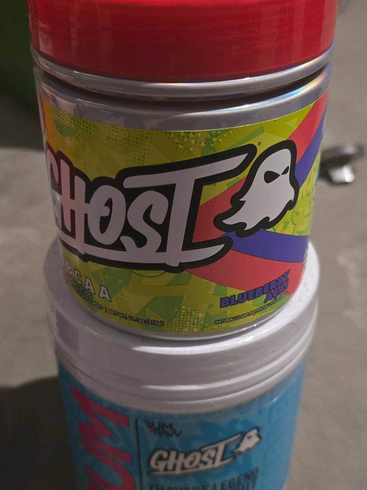GHOST BCAA blueberry acai Expired Collectible Tub