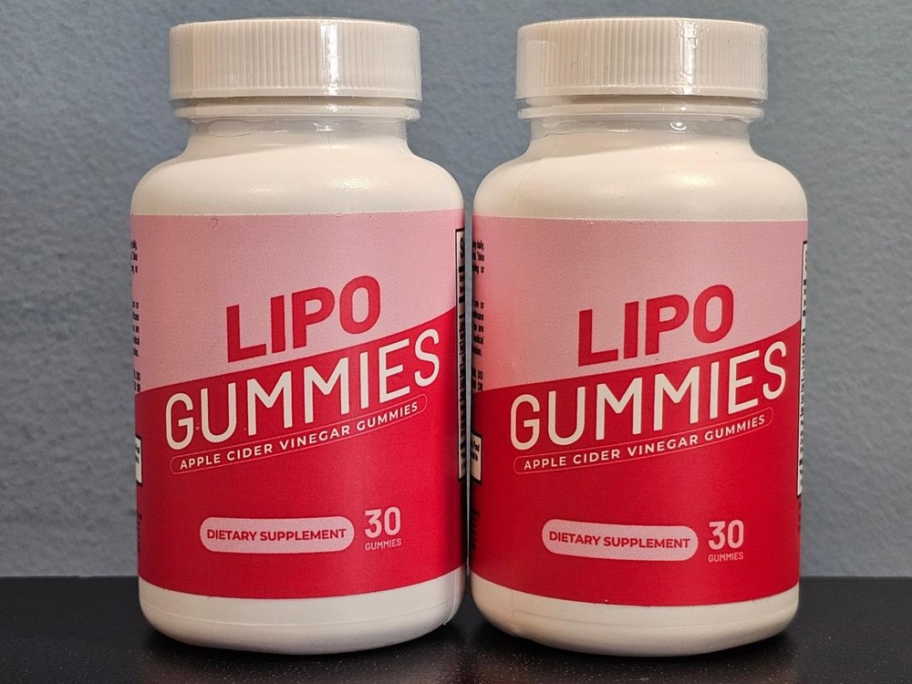 Lot of 2 Lipo Gummies Apple Cider Vinegar Gummies 30 Gummies Each NEW Exp 3/2026