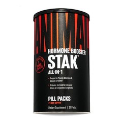 Animal Stak Natural Hormone Booster with Tribulus, Agmapure and Astapure 21 Pack