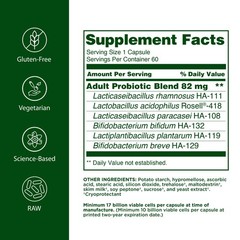 9/26 Flora Adult’s Probiotic – Vegetarian Daily Probiotic for Gut & Digestive He