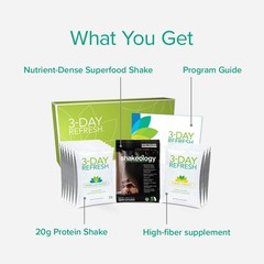 Bodi 3-Day Refresh Complete Kit Vanilla Fresh Protein Shake Fiber Sweep Program