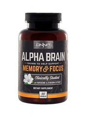 Brain Alpha Supplement Memory Focus Daily Mind Support for Career Academics 90