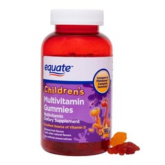 Equate Unisex Children’s Multivitamin Gummies Daily Dietary Supplement 180 CT