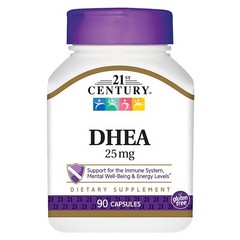 21st Century DHEA Capsules Support Mental Health Supplement 25 mg 90 Count