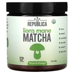 2 X LA Republica, Lion’s Mane Matcha, 2.12 oz (60 g)-worldwide