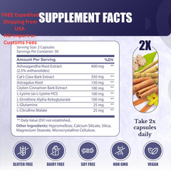 NATION HEALTH MD ActiveSpan Astragalus Supplement – 60 Count (Pack of 1)