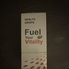 Health Drops Energy Support Dietary Supplement Drops, Gluten-Free, Unisex Adult