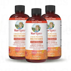 Mary Ruth’s Multivitamin + Hair Growth brand… 3 Pack | Peach Mango 15.22 oz |