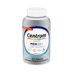 Centrum Silver MultiVitamin MultiMineral Complete Vitamin 275 Tabs Men Over 50+