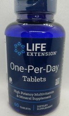 Life Extension One-Per-Day Tablets High-Potency Multivitamin, 60 tablets