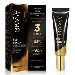 ASAMO Retinol & Vegan Collagen Eye 0.7 Fl Oz (Pack of 1), Interstellar Glint
