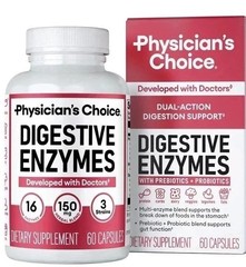 Physician’s Choice Digestive Enzymes – Multi – Enzyme Formula with Organic Prebi