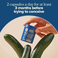 PREGGO O-Positive Sperm Health Boost Capsules C 60 Count For Men