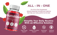 Gumitide Weight Management Gummies, Gumitide Supplement (60 Gummies)