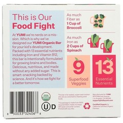 Organic Strawberry Rhubarb Bars for Toddlers, 3.7 Ounce