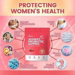 Women’s Cranberry Probiotic Gummies 5B CFU Digestive Health 60ct