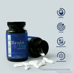 Brain Vex Advanced, BrainVex Advanced Formula for Memory & Brain Health -3PK