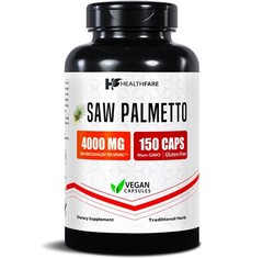 Healthfare Saw Palmetto Extract Capsules 4000mg Equivalent | 150 Capsules