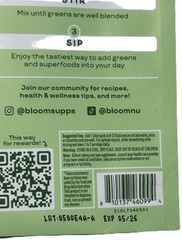 Bloom Nutrition Greens & Superfoods Orange Passionfruit (3 Pack) EXP 05/2026