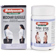 Baidyanath Medohar Guggulu 120 Tablets Helps Weight Management + F/S
