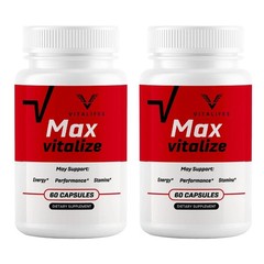 (2 Pack) Max Vitalize Advanced Male Support Supplement MaxVitalize 120 Capsules