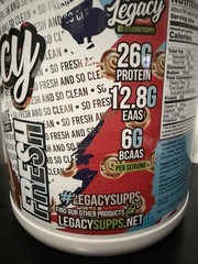 Legacy Whey Protein 5lb Pasture Fed 26g Protein Muscle Recovery cinnamon bun