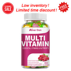 Adult Multivitamin Gummies with Zinc, Vitamin C, D3, B12, Biotin for Men & Women