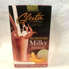 Gluta Lipo Milky Melon Detox Slimming & Whitening 12-In-1 / 10-Sachets