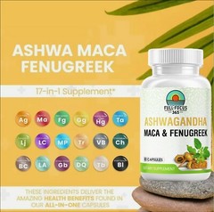 Ashwagandha Maca Capsules Fenugreek Supplement Capsules 60pcs
