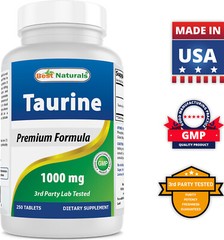 Best Naturals Taurine 1000 mg 250 Tablets