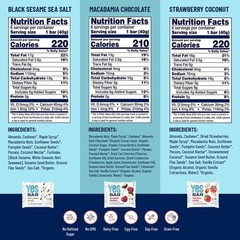 YES Nut Bars – Six Flavor Variety Pack – Soft Chewy Healthy Snack Bars Made w…
