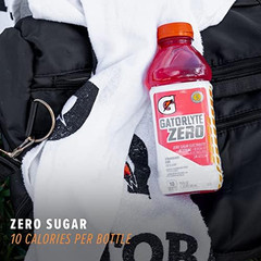 Gatorlyte Zero Electrolyte Beverage, Strawberry Kiwi, Zero Sugar Hydration, Spec