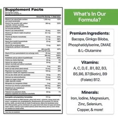 pack of 4 Focus Factor Adults Extra Strength- Brain Supplement 120 Tablets