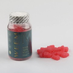 5 pack of WEEM Hair Skin and Nails Gummies, Vegan biotin Vitamins, Healthy Hair
