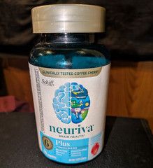 Schiff Neuriva Brain Health Plus Coffee Cherry Gummies 50ct Decaf Gluten-Free