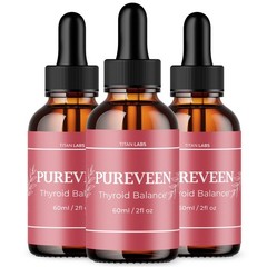 (3 Pack) Pureveen Drops Advanced Health & Fitness Formula Pure Veen 90 Servings