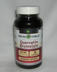 Amazing Nutrition Formulas QUERCETIN BROMELAIN 60 Veg Capsules – EXP 03/29 Fresh