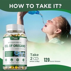 Oil of Oregano 120pcs – Antioxidant, Balances Intestinal Flora, Gut Health