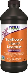 Now Foods Sunflower Liquid Lecithin 16 fl oz 473 ml GMP Quality Assured,