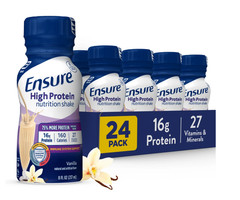 Ensure High Protein Nutrition Shake, Vanilla, 8 fl oz, 24 Count