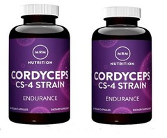 MRM Nutrition CORDYCEPS CS-4 Mushroom extract 750 mg Twin Pack 60+60 capsules