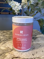 Konscious Keto Shake Strawberry Cheesecake 17.4 oz Keto Shake Exp 12/26 NEW