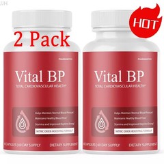 Vital BP Blood Support VitalBP Supplement for Blood Flow 2 Exp Bottles 02/2027