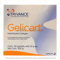 Gelicart Hydrolyzed Collagen Powder 10g Sachets 30 Count New Sealed Box