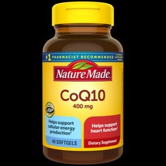 Nature Made CoQ10 400 mg Softgels – 40 Count